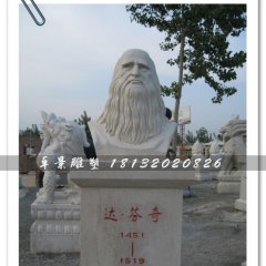 達(dá)芬奇雕塑，學(xué)校石雕，科技館雕塑