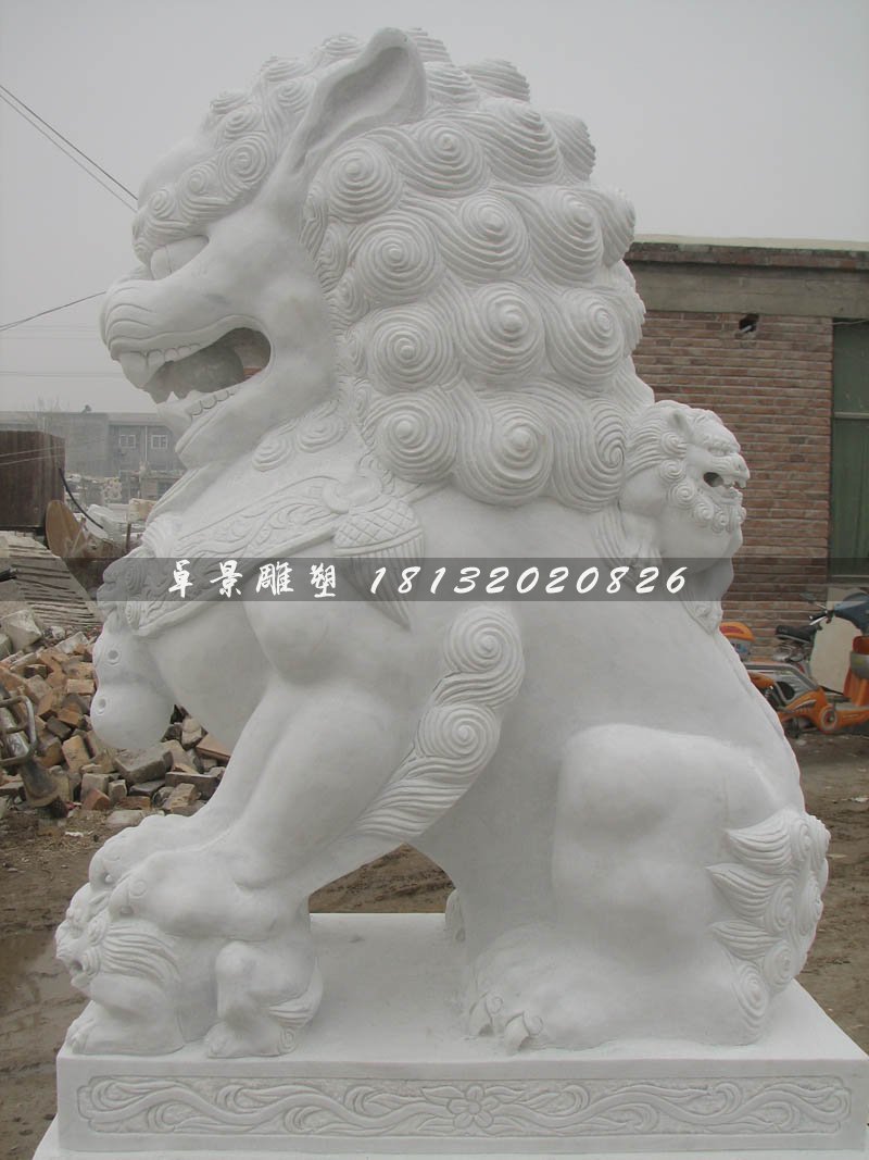 獅子石雕，石頭獅子，曲陽獅子