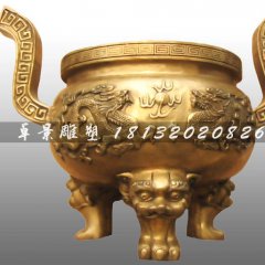 銅香爐，鑄造香爐，寺廟鑄銅香爐