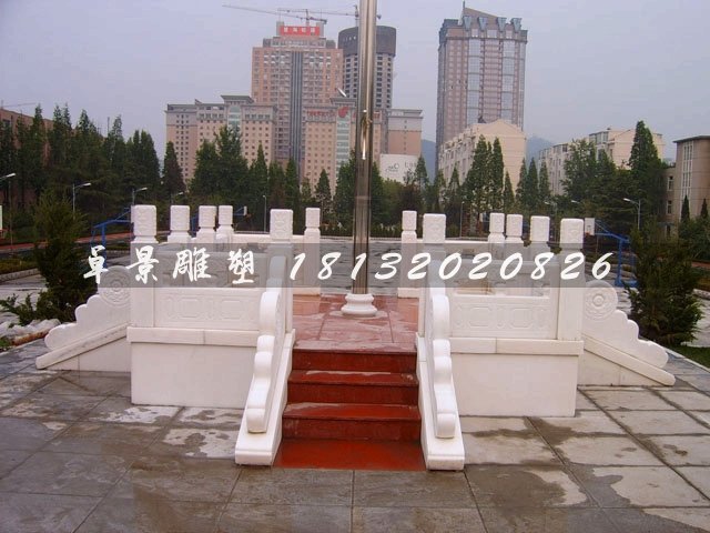 學(xué)校升旗臺(tái)，漢白玉升旗臺(tái)，學(xué)校白玉石升旗臺(tái)