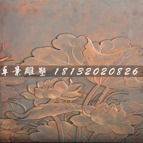 鍛造荷葉雕塑，銅荷葉雕塑