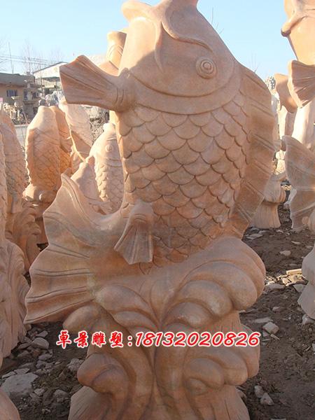 石雕魚(yú)，石頭魚(yú)石雕