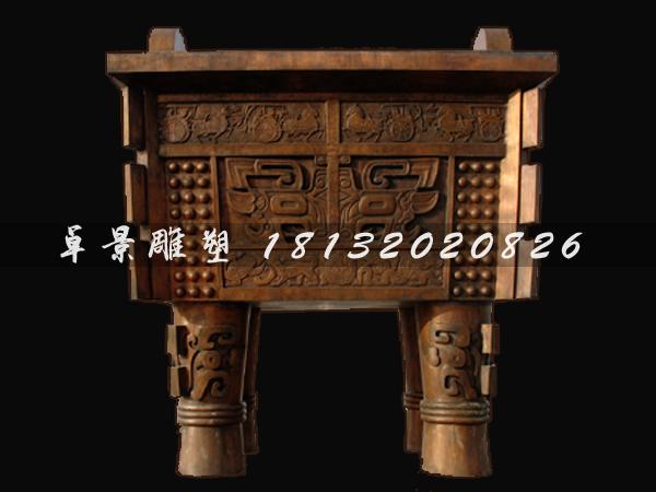 大連星海國際游樂場(chǎng)銅鼎4米高