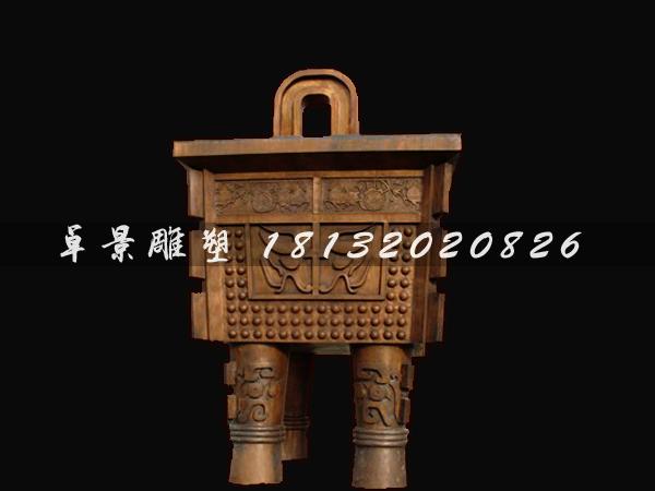 大連星海國際游樂場(chǎng)銅鼎4米高2