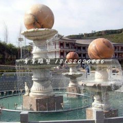 石頭風(fēng)水球，石雕風(fēng)水球雕塑