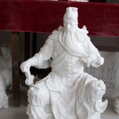 關(guān)二爺石雕，大理石關(guān)二爺?shù)袼? width=