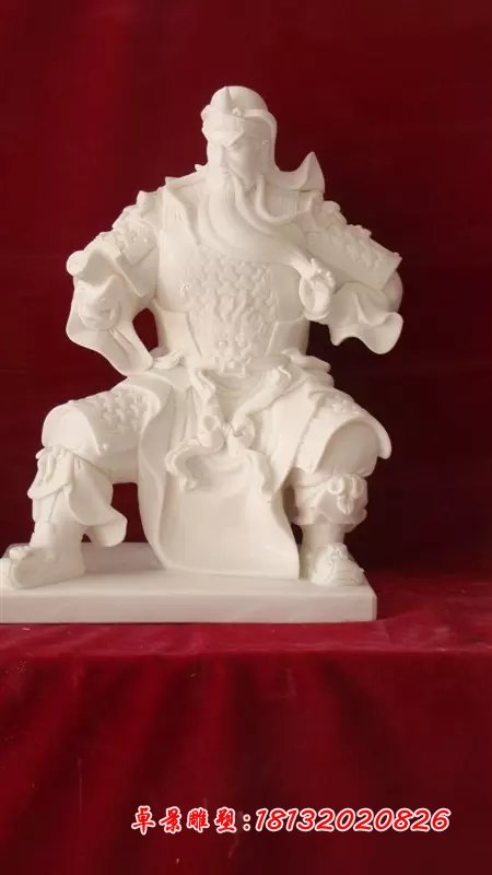 關(guān)二爺石雕,漢白玉關(guān)二爺?shù)袼? />
<div id=