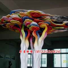 不銹鋼彩色雕塑，彩繪雕塑