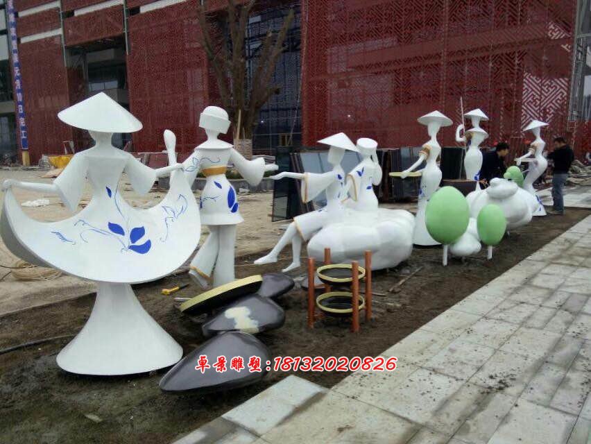 不銹鋼人物雕塑，不銹鋼人雕塑 (2)