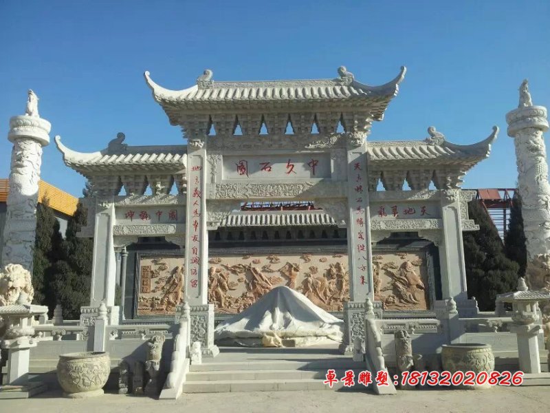 牌樓，大理石牌樓