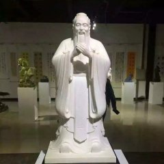 孔子石雕，漢白玉孔子石雕，校園名人石雕