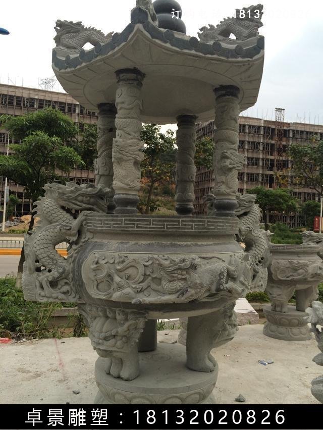 石香爐，仿古石香爐