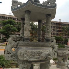 石香爐，仿古石香爐