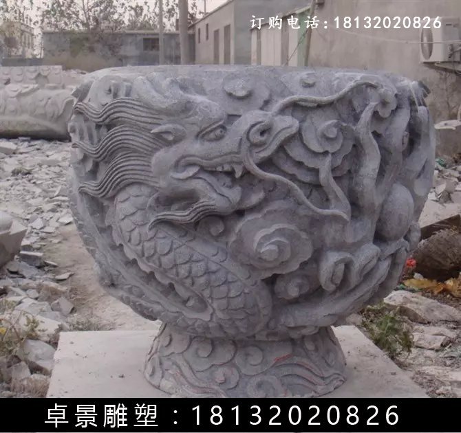 石水缸，仿古石水缸 (4)