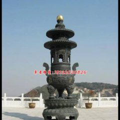 銅香爐，鑄銅香爐雕塑