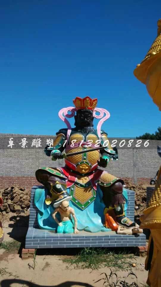 玻璃鋼四大天王雕塑，玻璃鋼神仙雕塑 (3)