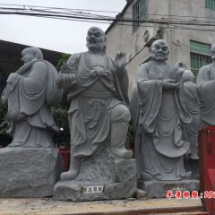 十八羅漢石雕，大理石十八羅漢石雕