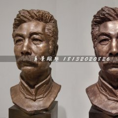 魯迅銅雕，校園名人銅雕