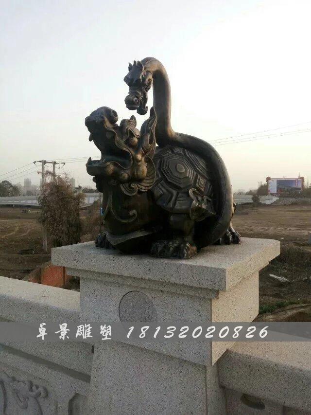 龍龜銅雕，鑄銅龍龜?shù)袼?(1)