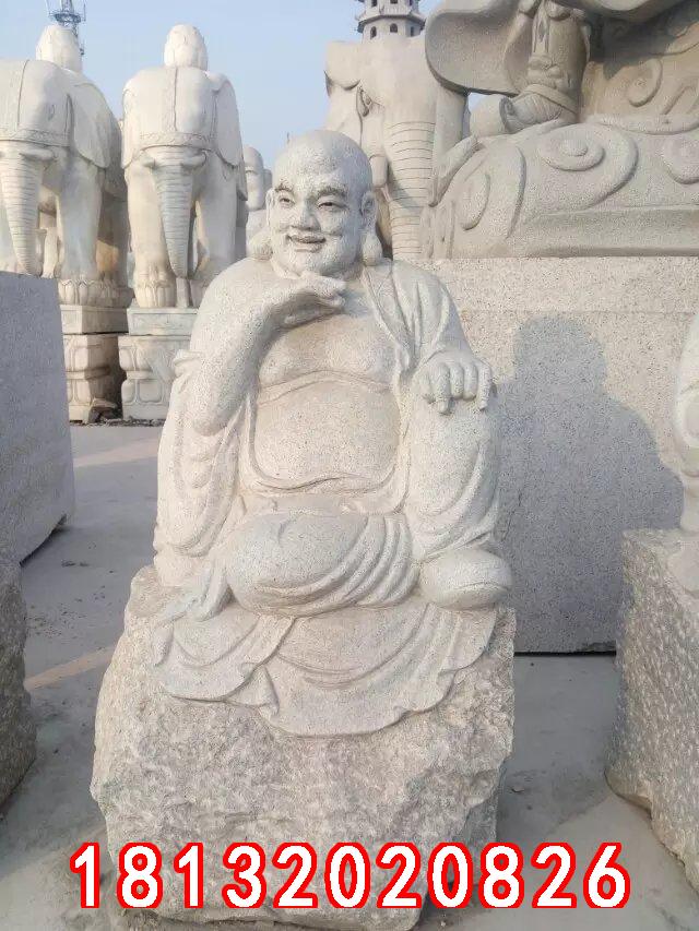 十八羅漢石雕，漢白玉十八羅漢雕塑 (1)