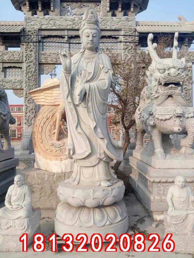 十八羅漢石雕，漢白玉十八羅漢雕塑 (2)
