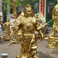 關公銅雕，鑄銅關公雕塑