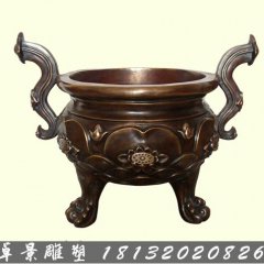 銅爐，銅荷花爐