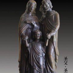 圣父圣母圣子銅雕，人物銅雕