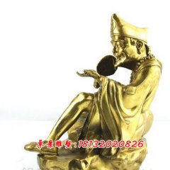 道濟和尚銅雕，濟公銅雕