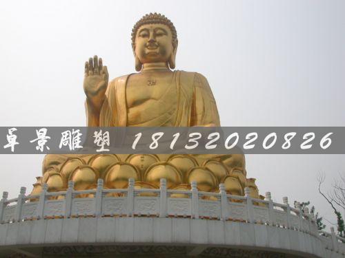 如來佛祖銅雕，鑄銅如來佛雕塑