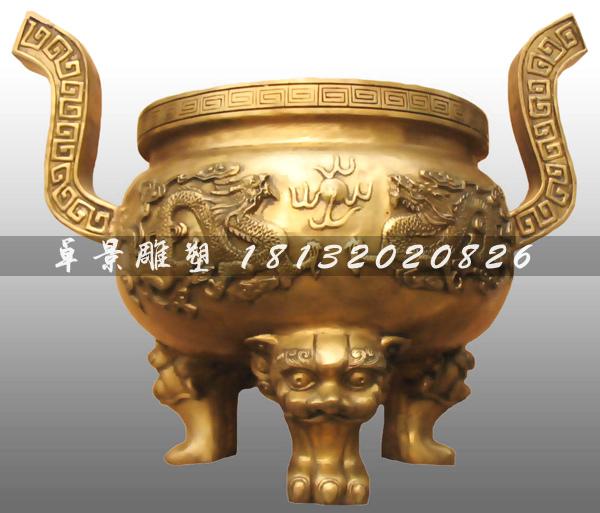 三足圓鼎，鑄銅三足鼎