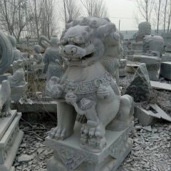 獅子石雕，仿古獅子石雕，門(mén)獅石雕