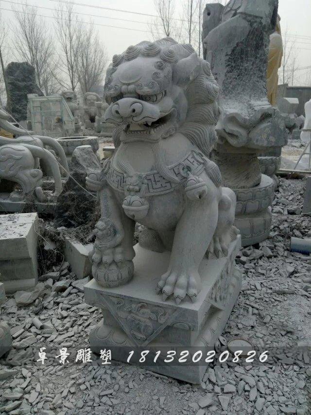 獅子石雕，仿古獅子石雕，門(mén)獅石雕 (5)