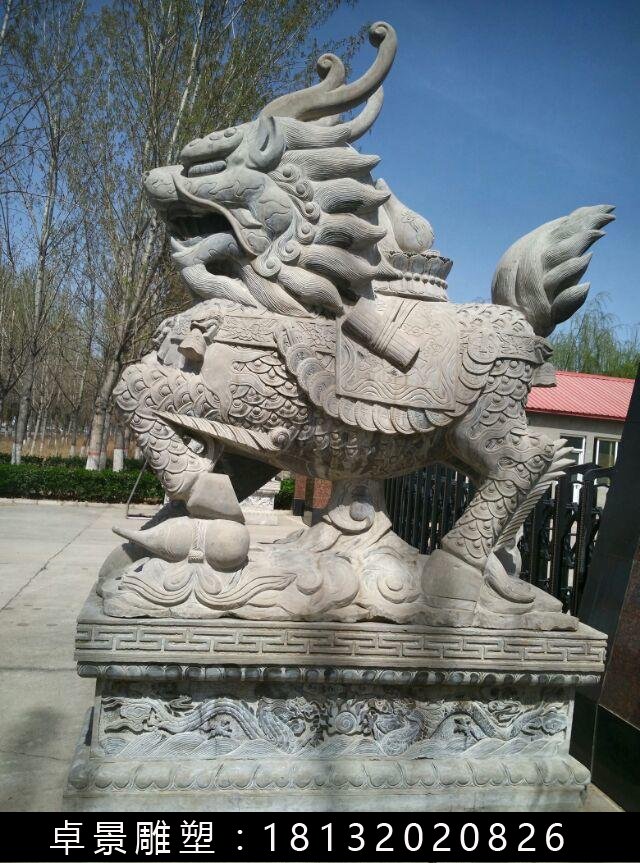 麒麟石雕，仿古麒麟石雕 (1)