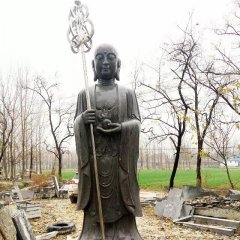 石佛像，地藏王菩薩石雕