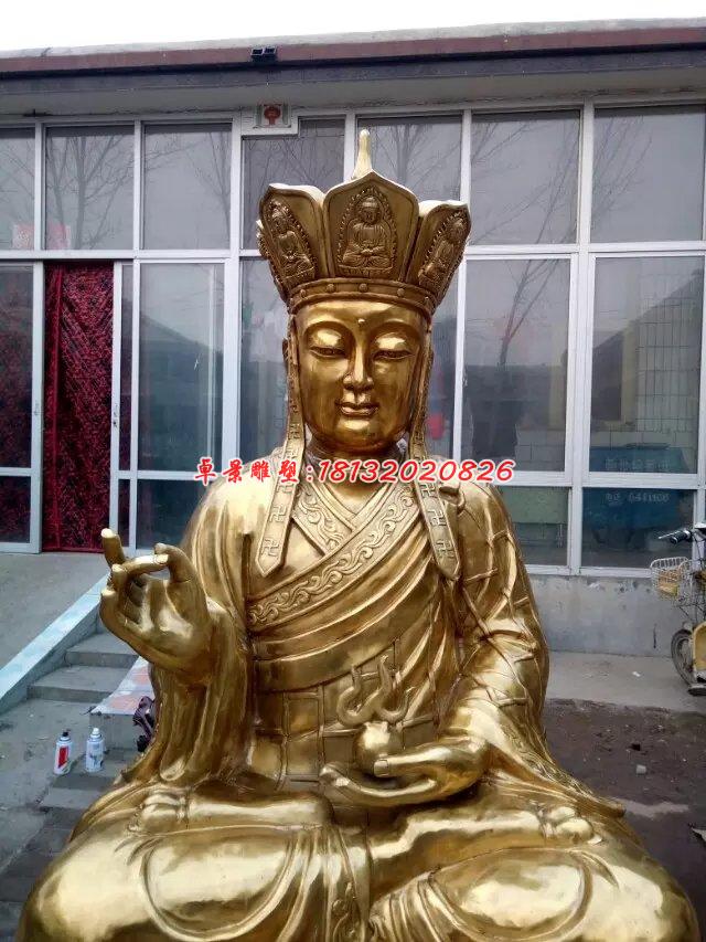 地藏王菩薩銅雕，鑄銅地藏王菩薩雕塑 (1)