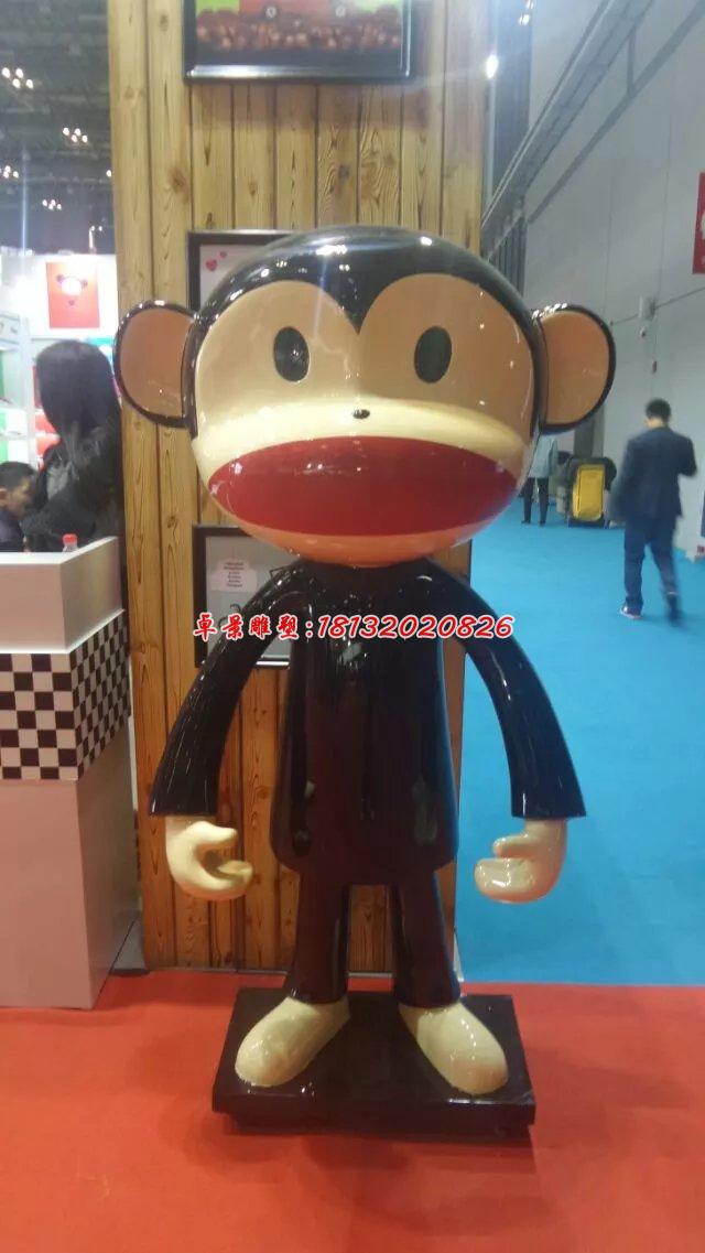 玻璃鋼大嘴猴雕塑,卡通動(dòng)物雕塑(2)