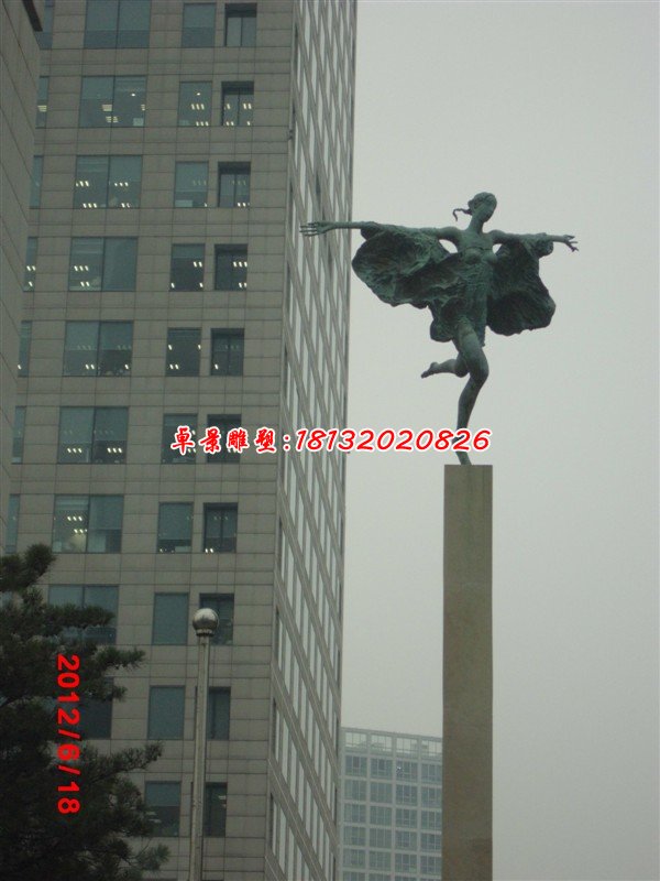 銅雕人物雕塑,廣場女神銅雕
