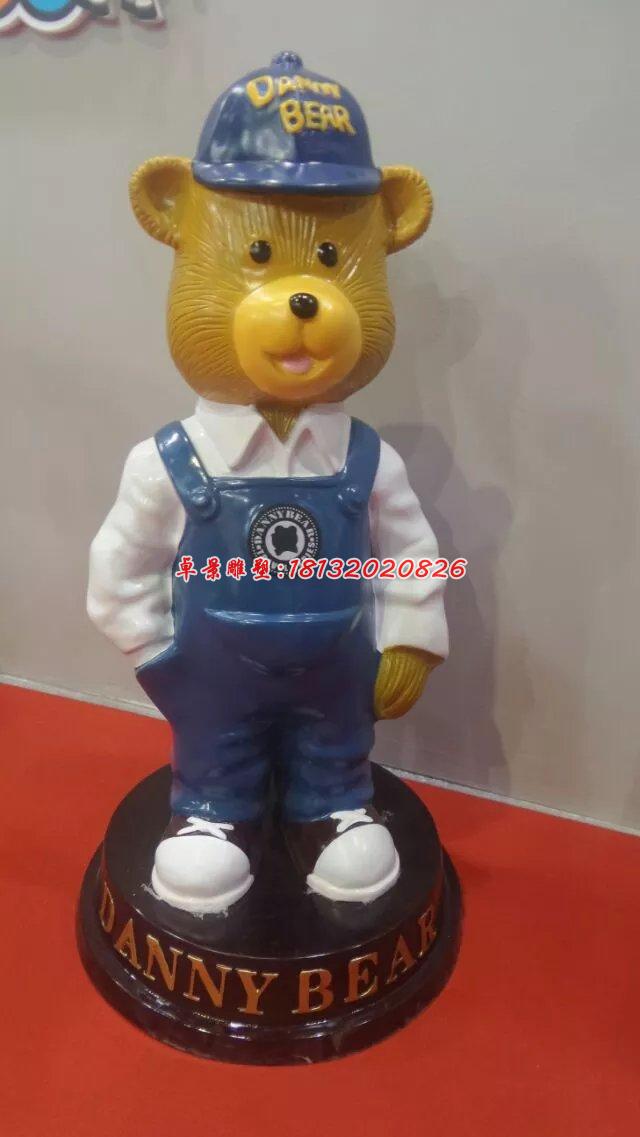玻璃鋼小熊雕塑，卡通動(dòng)物雕塑 (4)