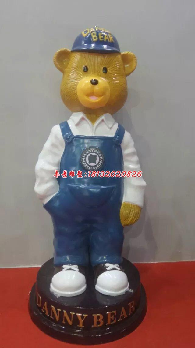 玻璃鋼小熊雕塑，卡通動(dòng)物雕塑 (3)