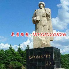 楊靖宇石雕，廣場(chǎng)英雄石雕