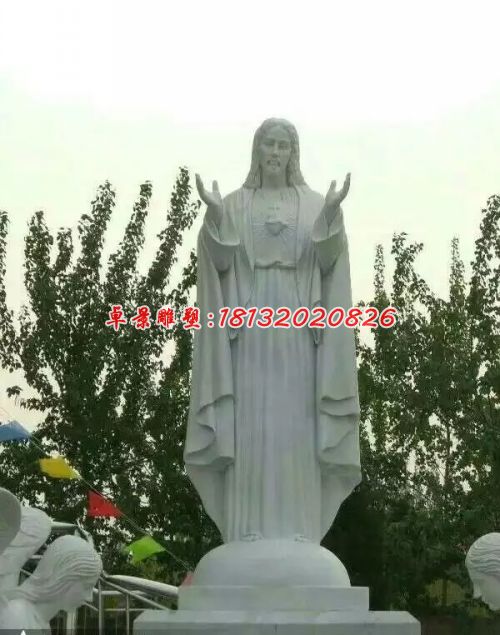 石雕耶穌，大理石耶穌雕塑