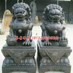 銅獅子，北京獅銅雕