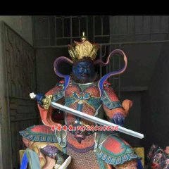 玻璃鋼四大天王雕塑，玻璃鋼彩繪神仙雕塑