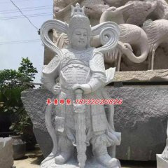 韋陀石雕，大理石韋陀菩薩雕塑