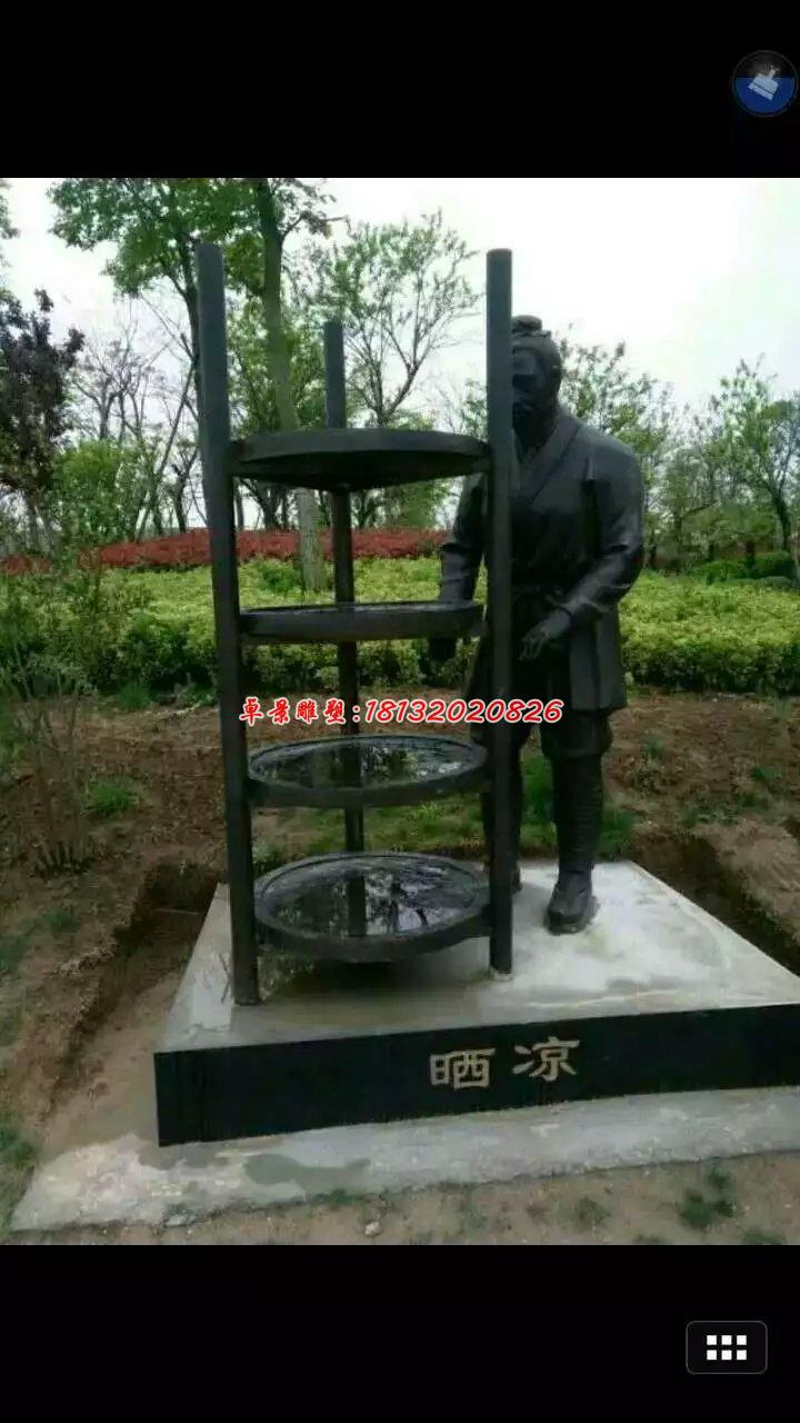制藥銅雕，公園景觀銅雕 (4)