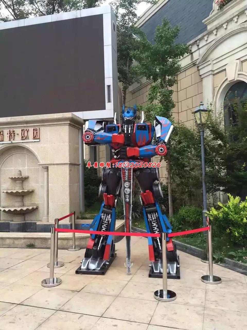 變形金剛雕塑，玻璃鋼仿真雕塑 (2)