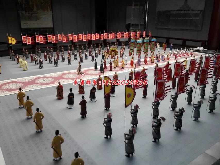 玻璃鋼古代人物雕塑，玻璃鋼仿真雕塑 (2)