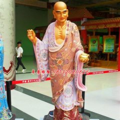 玻璃鋼羅漢雕塑，彩繪佛像雕塑