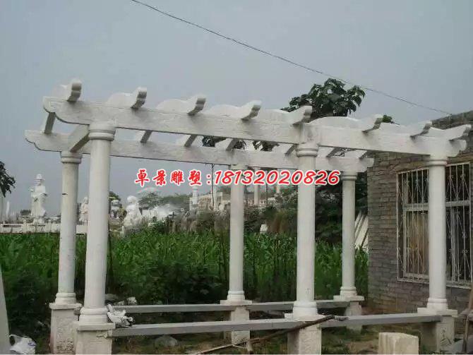 長(zhǎng)廊石雕，公園走廊雕塑